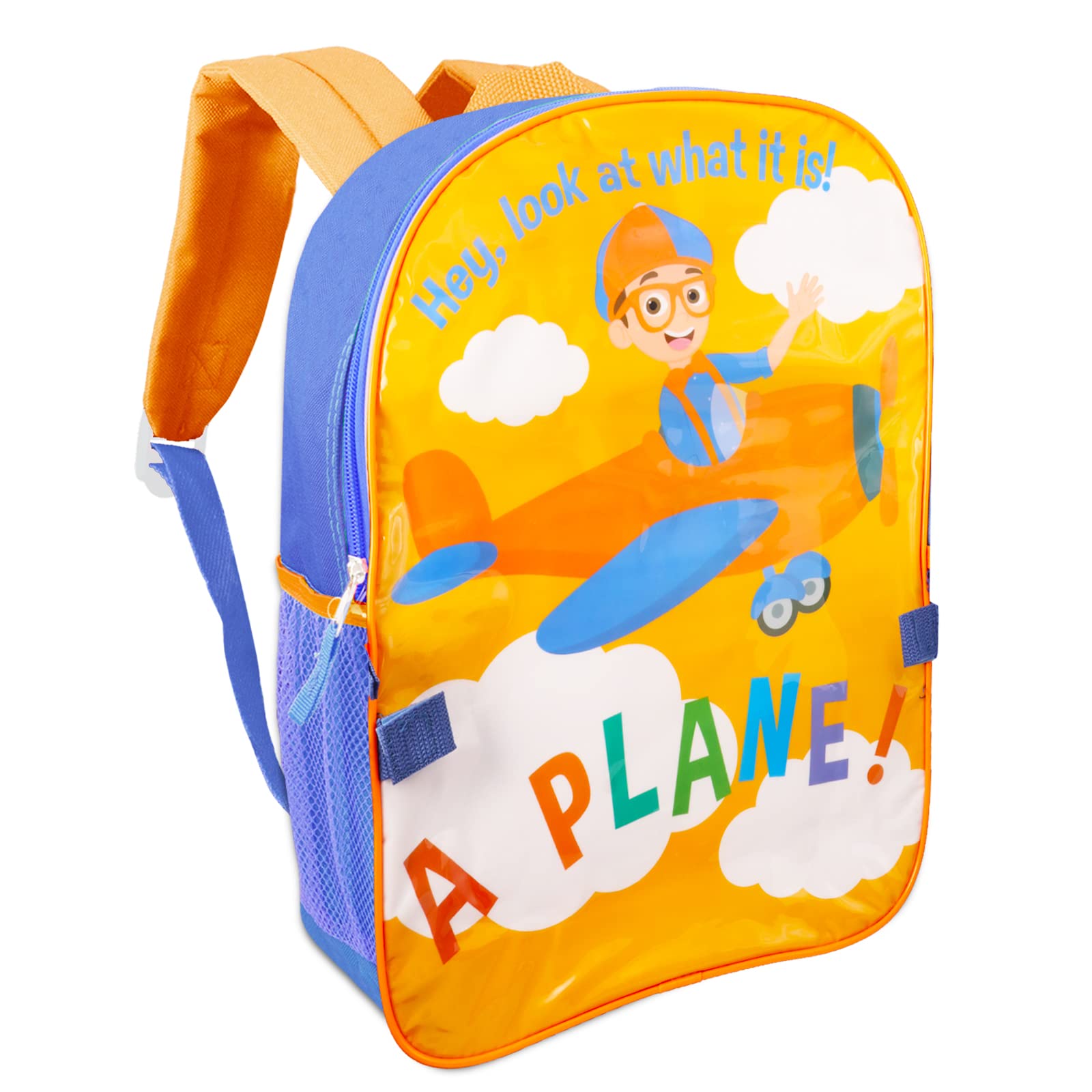 Blippi Backpack and Lunch Set - 5-Piece School Supplies Bundle with 16