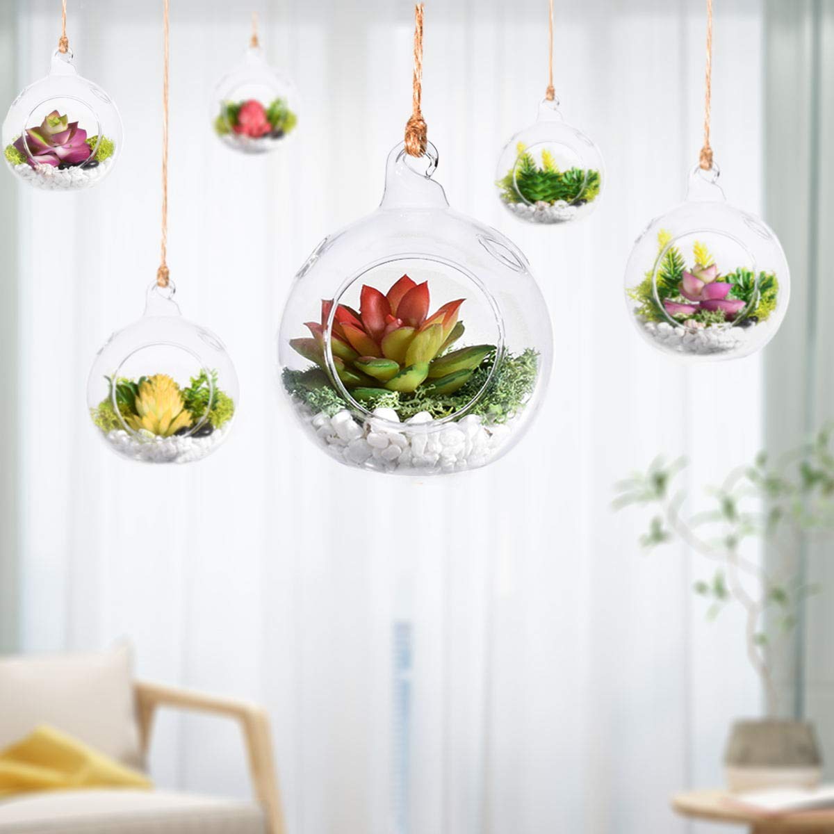 80mm Clear Glass Hanging Candle Holders - 100 Pack with 2 Side Holes for Wedding Centerpieces, Party Decorations & Home Lighting - Perfect for Weddings, Parties, Restaurants and Outdoor Events