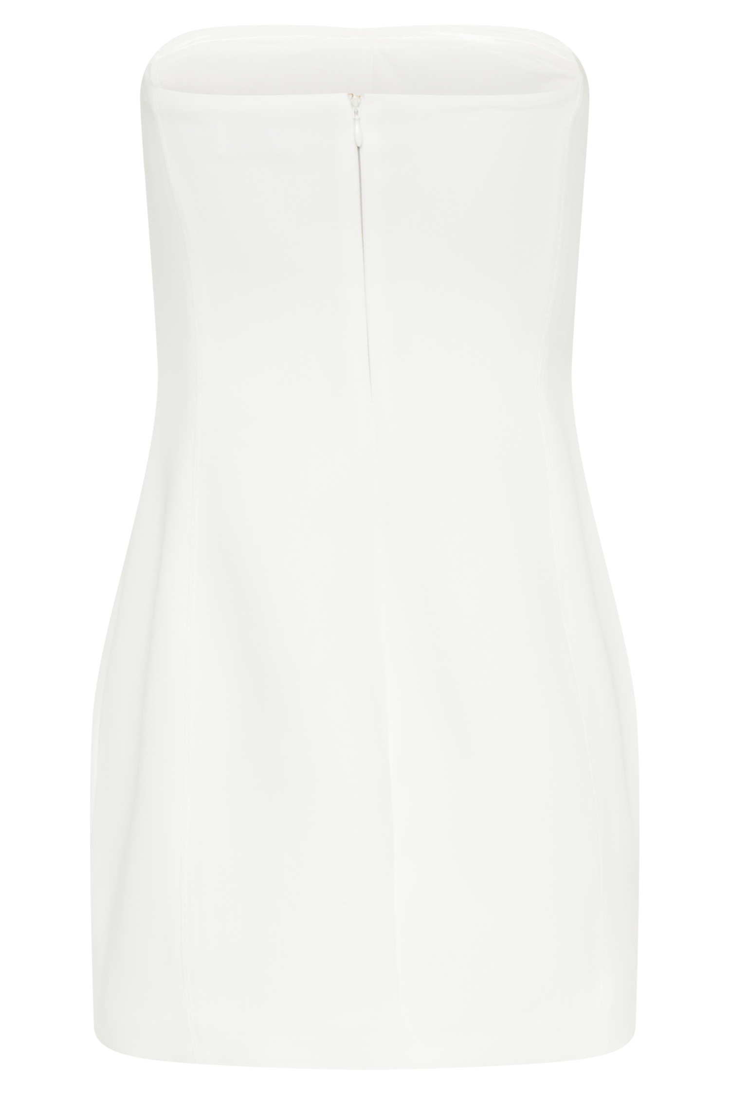 Maci Crepe Mini Dress for Women - Elegant White Summer Party Dress | Perfect for Weddings, Dates & Night Out