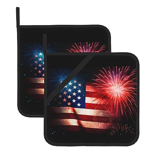 Fireworks Usa Flag