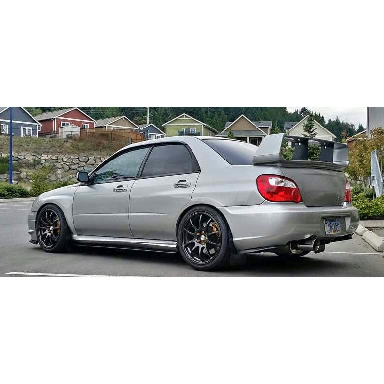 HT Autos Side Skirt Extensions for 2006-2007 Subaru WRX & 2004-2007 STI - Aerodynamic Body Kit Upgrade for Enhanced Style and Performance - Perfect for Street Racing and Car Shows