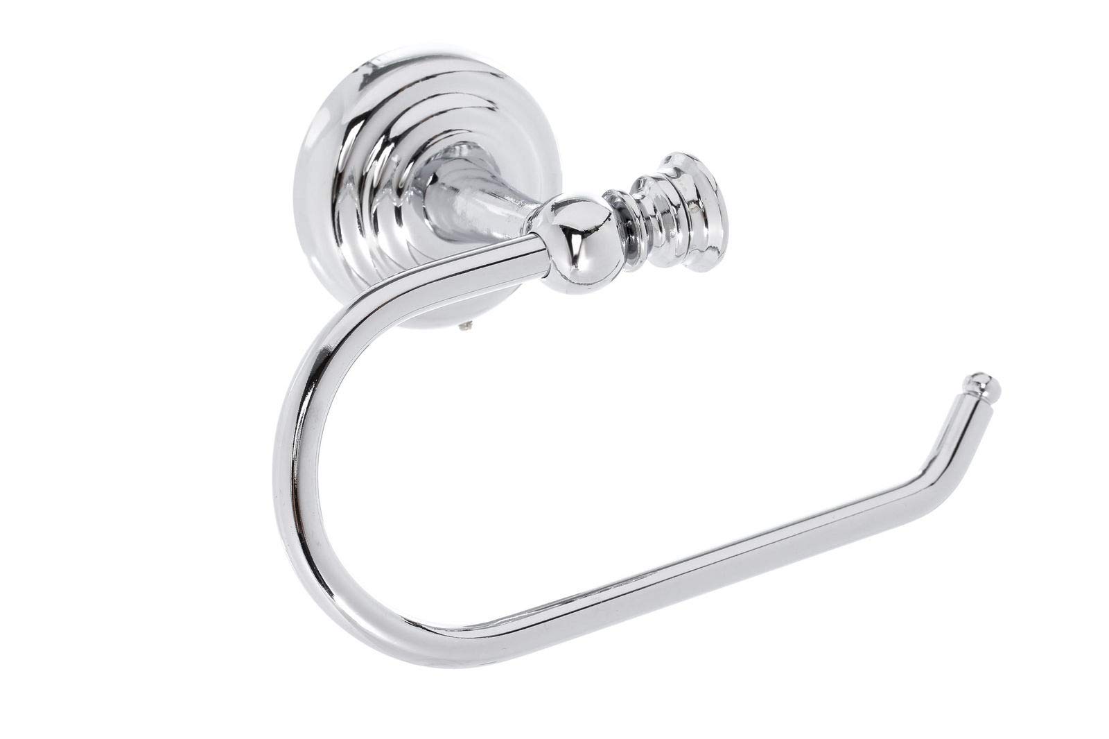 Stainless Steel Toilet Paper Holder - Wall Mounted Chrome Bathroom Tissue Roll Stand for Home, Office, RV - Durable & Rustproof Design for Modern Spaces