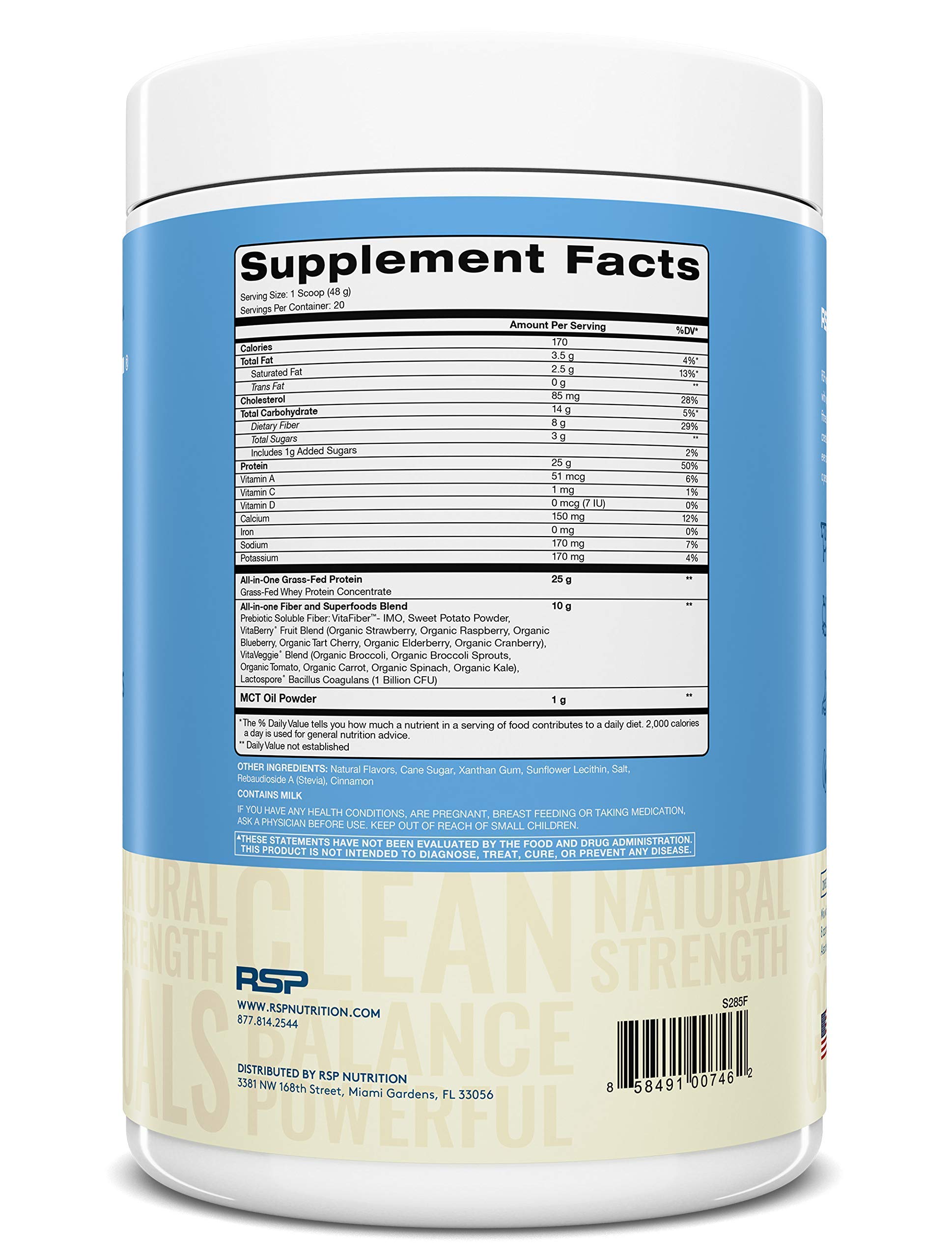 RSP NUTRITION Vegan AminoLean Pre Workout Energy Supplement - Pineapple Coconut Flavor (25 Servings) & TrueFit Plant-Based Protein Powder - Vanilla (2 LB) | Boost Performance & Muscle Recovery for Gym, Fitness & Active Lifestyle