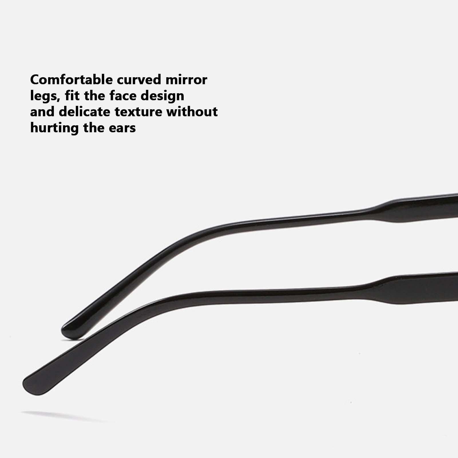 Blue Light Blocking Glasses with Anti-Reflective Coating - Square Frame Computer Gaming Eyewear for Men & Women | UV Protection, Reduce Eye Strain for Office, Gaming & Screen Use