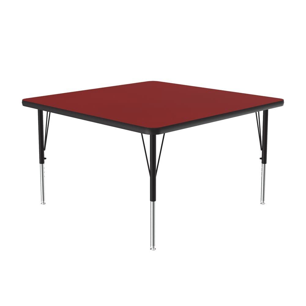 Adjustable 42x42 Inch Square Classroom Activity Table - 19