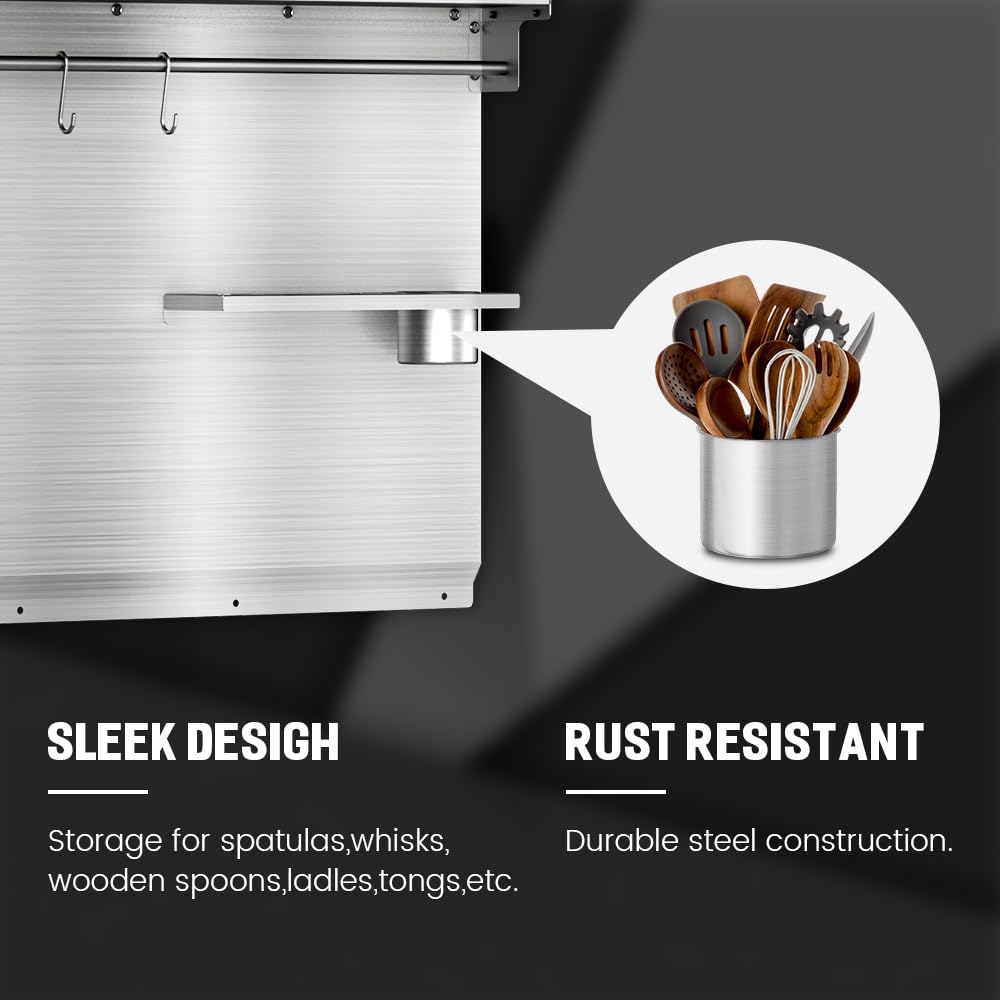 Stainless Steel Range Backsplash 30