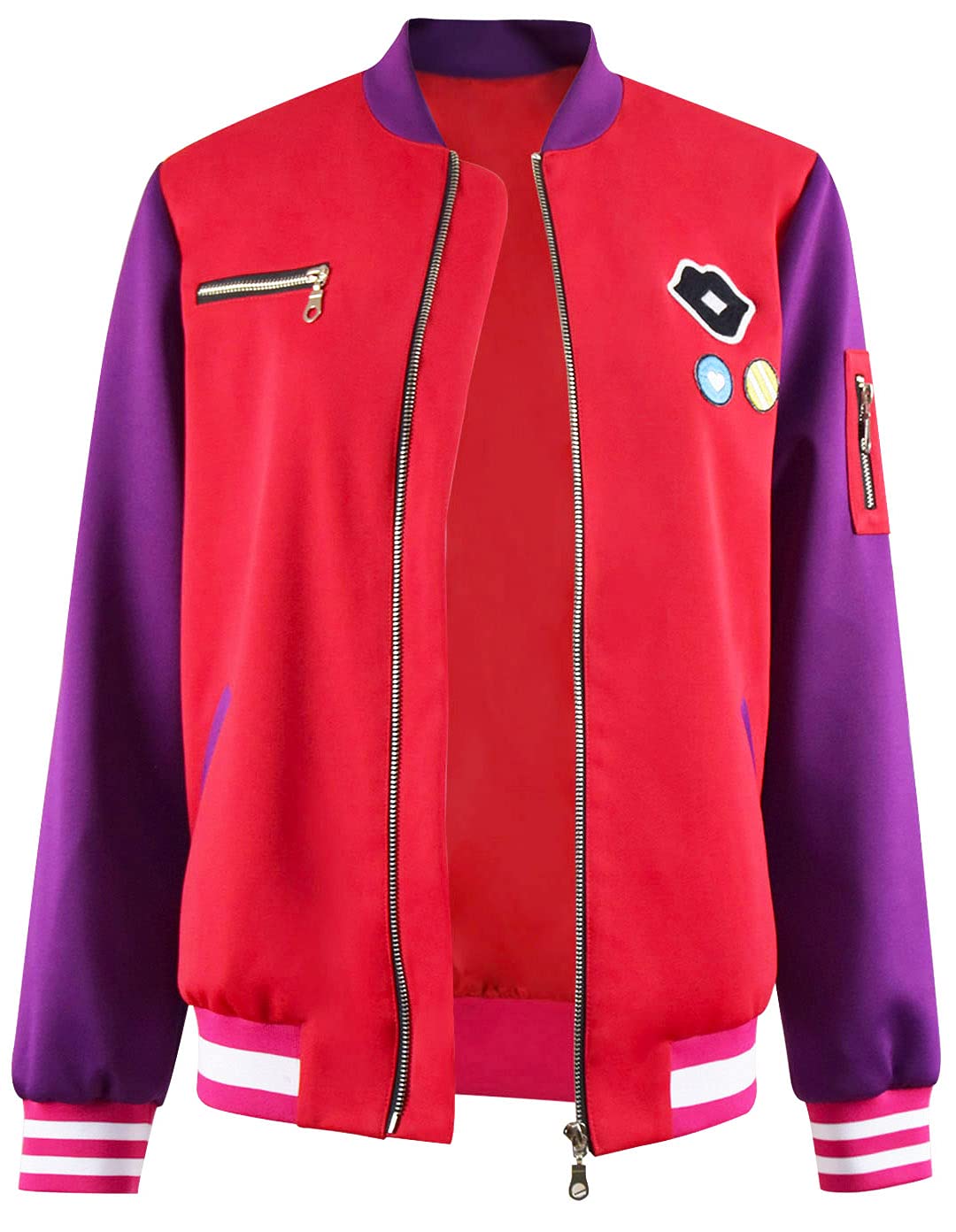 Fansheng Unisex Anime Wonder Egg Cosplay Costume - Kawai Rika Baseball Jacket Coat for Halloween, Cosplay, Anime Conventions & Themed Parties | Perfect for Halloween Outfits, Comic Con Events & Anime Lovers