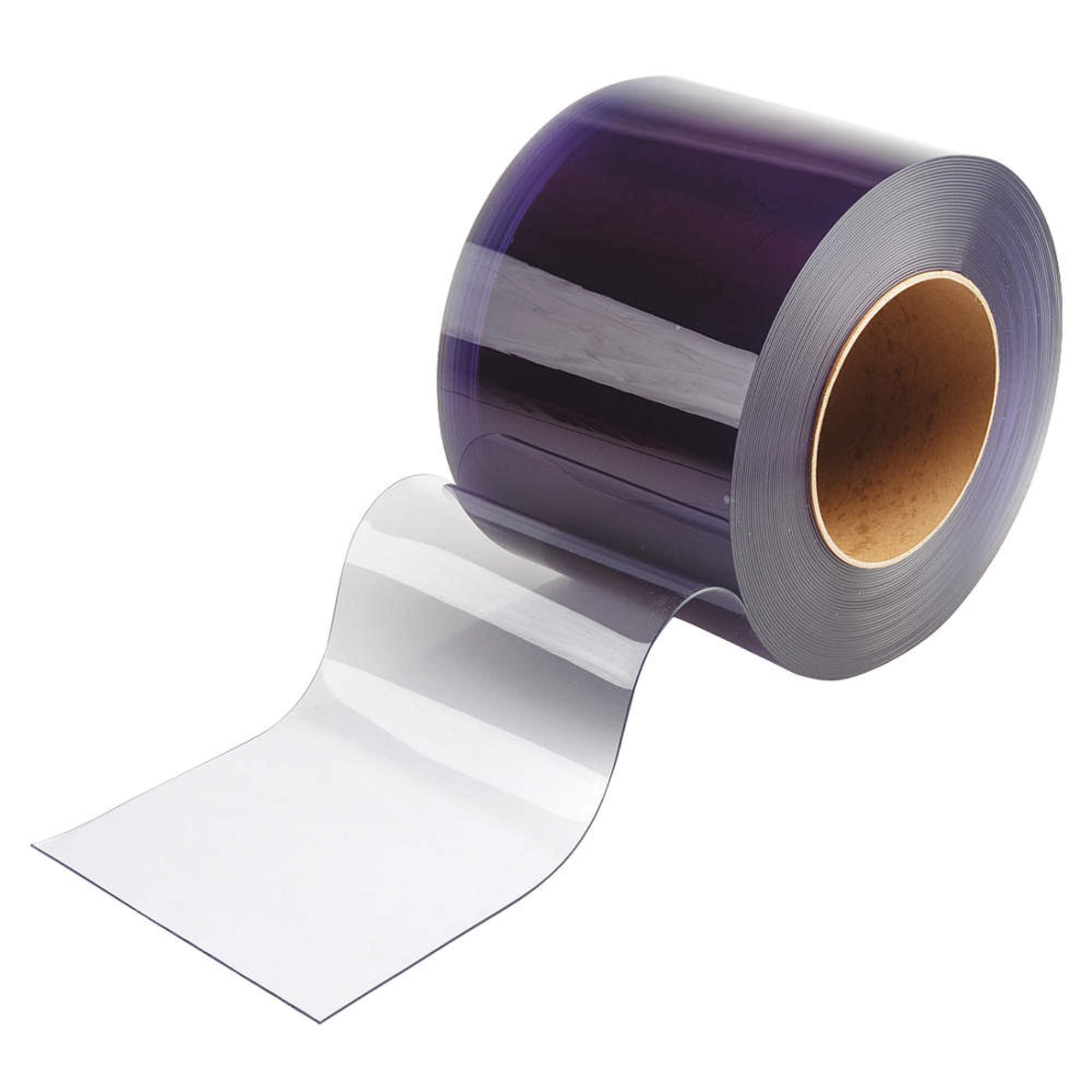 8 Inch Clear Flexible Bulk Roll - Smooth Plastic Wrap for Packaging, Shipping & Crafts | Ideal for Gift Wrapping, Food Storage & DIY Projects