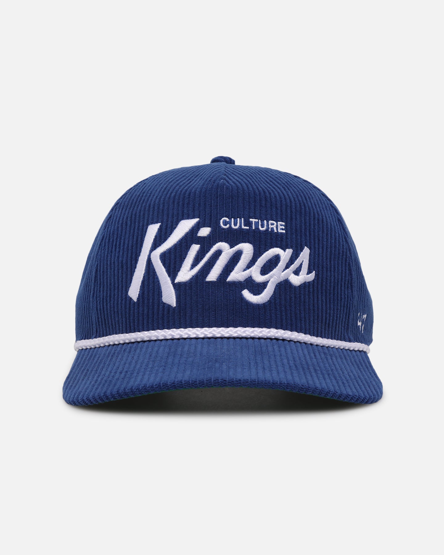 47 Brand Culture Kings Crossrope 'Culture Kings Script' Snapback Hat in Blue - Stylish Streetwear for Urban Fashion & Casual Outfits