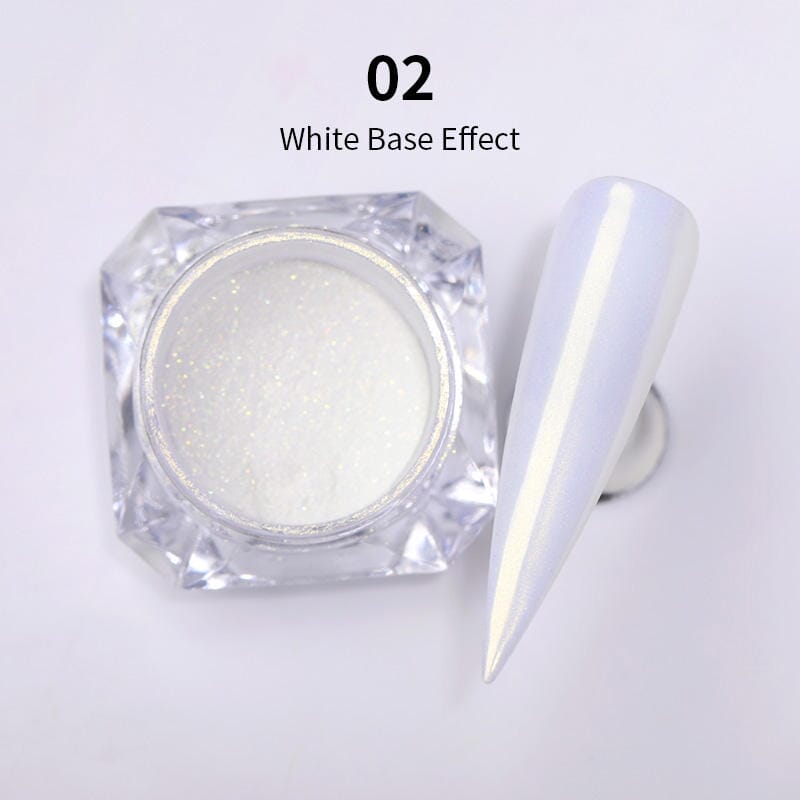 Mirror Pearl Chrome Pigment Powder - Metallic Cosmetic Glitter for Nails, Soap, Resin, DIY Crafts - High Shine Reflective Makeup & Art Supplies for Professional Use