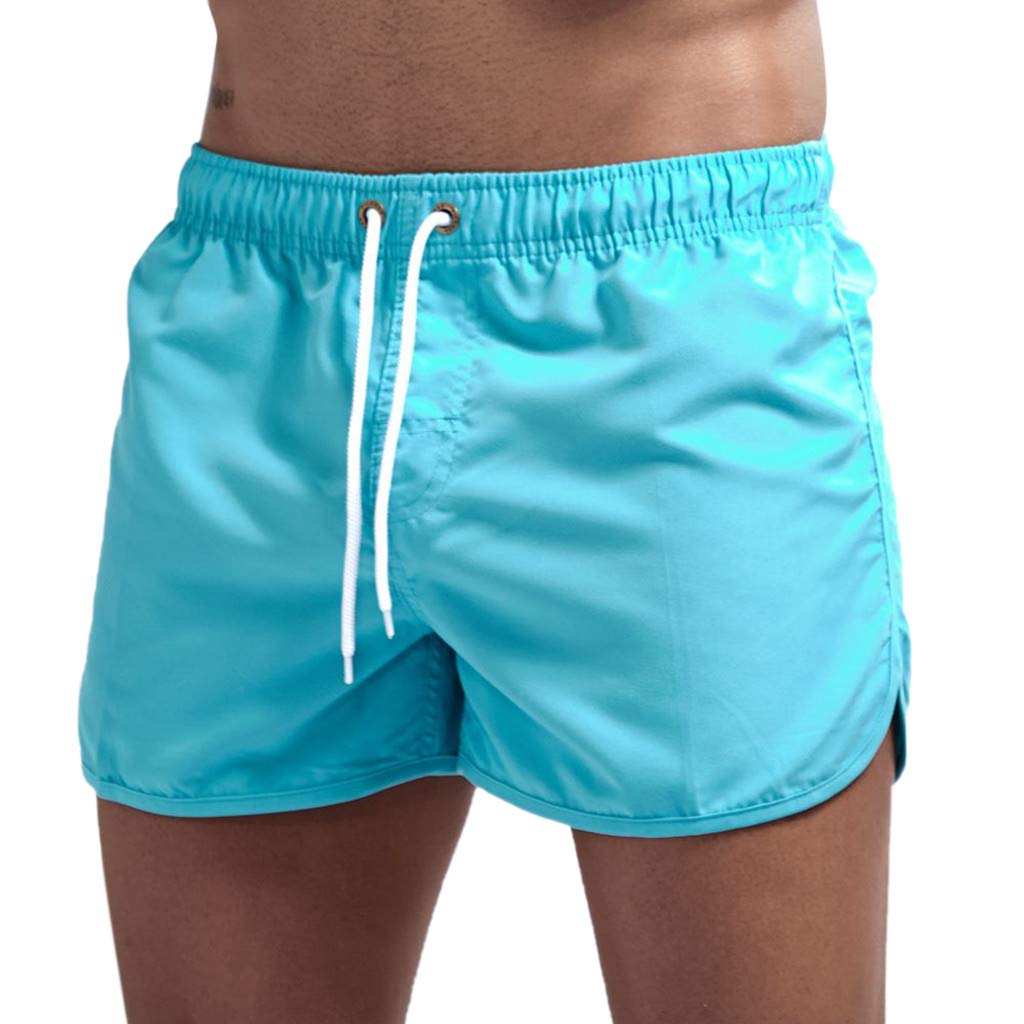Men's Board Shorts for Surfing & Swimming - Quick-Dry Beach Swim Trunks with Splicing Design - Perfect for Summer, Beach Vacations & Water Sports