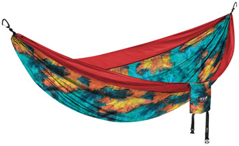 Eagles Nest Outfitters DoubleNest Hammock - Tie Dye Red Camping Hammock for 2 Persons - Perfect for Backpacking, Beach & Outdoor Adventures