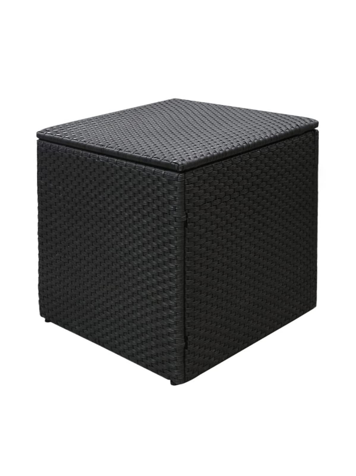 Green4ever Waterproof Outdoor Deck Storage Box - Large Rattan Wicker Patio Storage Bin with Liner for Cushions, Pool Toys & Garden Tools | Perfect for Backyard, Poolside & Patio Organization