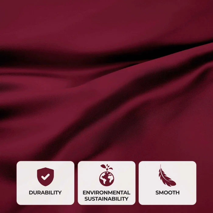 300 Thread Count Modal Beechwood Pillowcase Set - 2 Piece Soft & Breathable Bedding for a Comfortable Night's Sleep - Perfect for Home, Hotel, and Travel Use