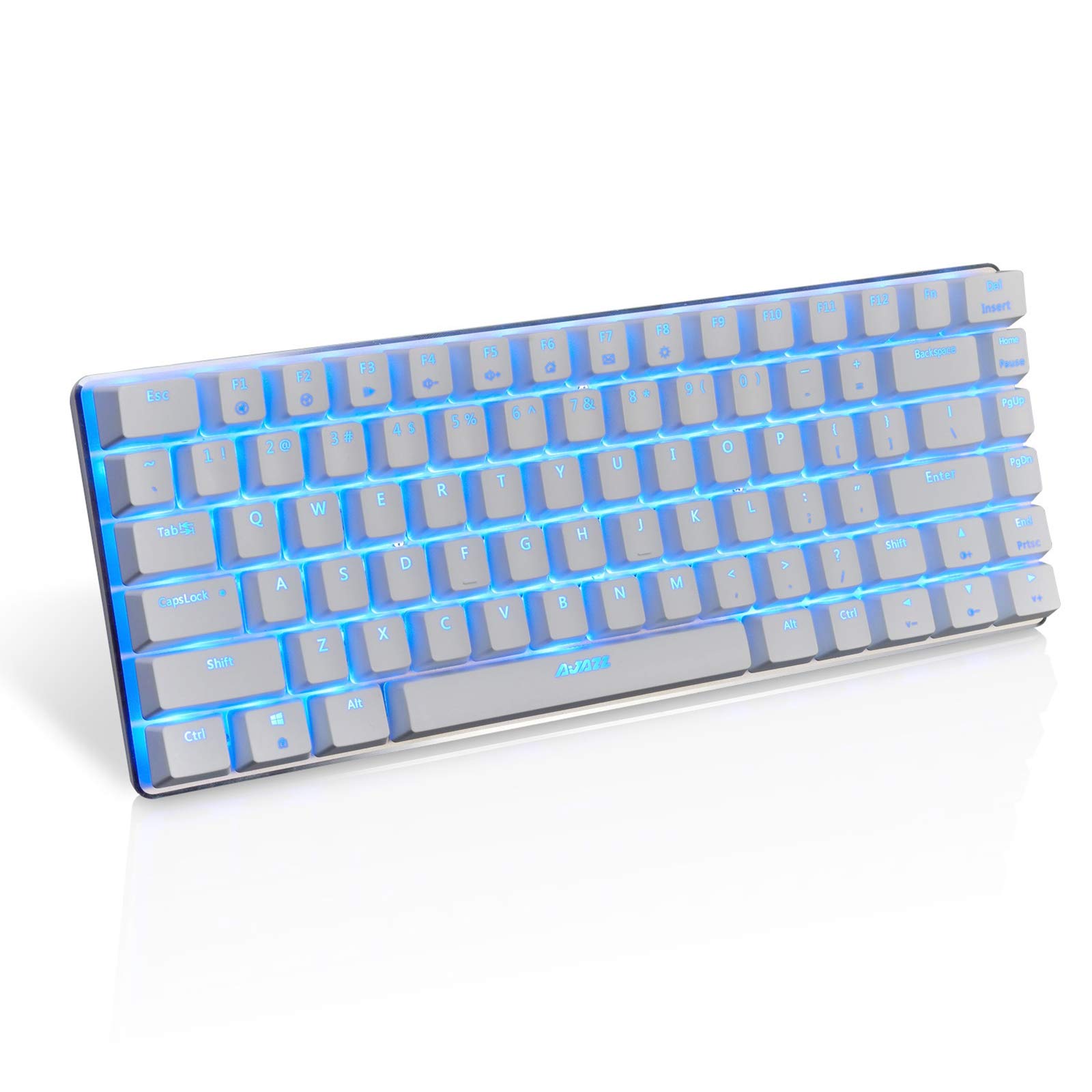 Ajazz AK33 Mechanical Keyboard - Blue Switches for Gaming & Office Use
