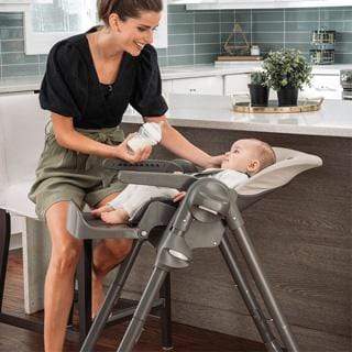 Chicco Polly High Chair - Adjustable Baby Feeding Chair with Removable Tray & Easy Clean Fabric - Perfect for Dining, Weaning & Toddler Mealtime