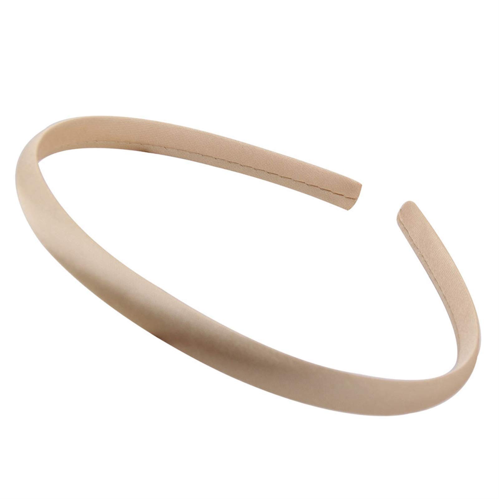 JIEERCUN Women's Fashion Hair Bands - Soft Plastic Headbands for Girls & Women, Non-Slip Hair Accessories (Coffee Color) - Perfect for Work, Gym, Yoga & Daily Styling