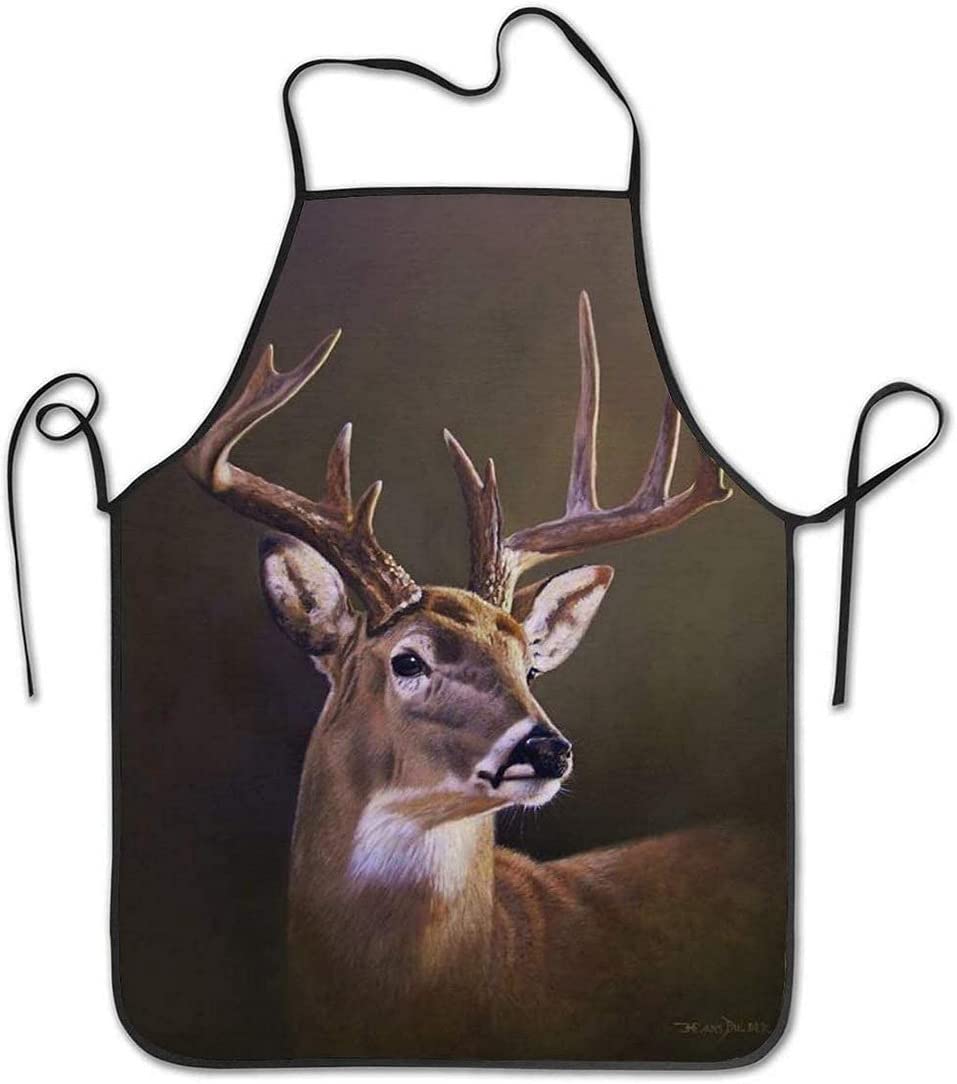 Premium Unisex Chef Apron - Adjustable Bib Kitchen Apron for Cooking, Baking & Grilling - Ideal for Home Chefs, Restaurants & Hotel Kitchens