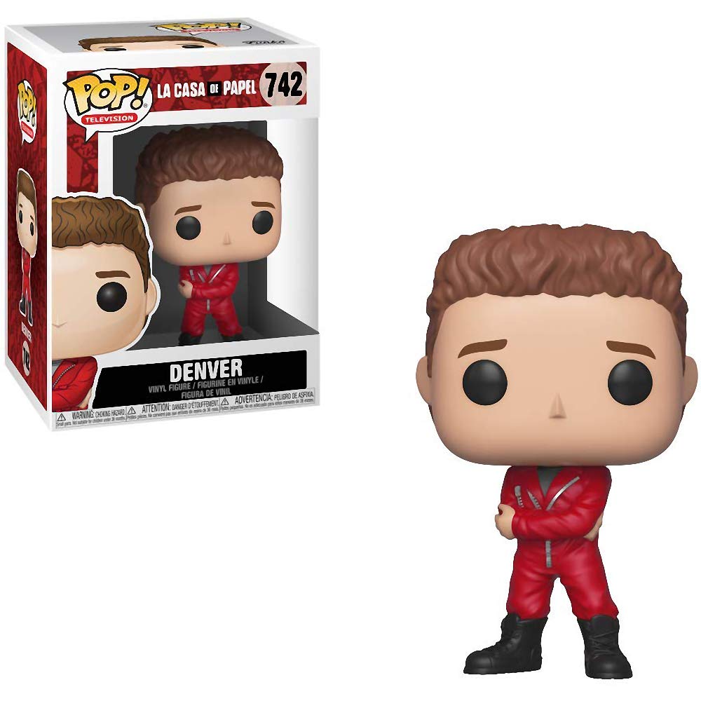 Funko POP! TV Vinyl Figure - Money Heist (La Casa De Papel) Denver Character with Protective Case | Collectible Action Figure for Fans & Display | Perfect for Home Decor, Office Display, and Gift Giving