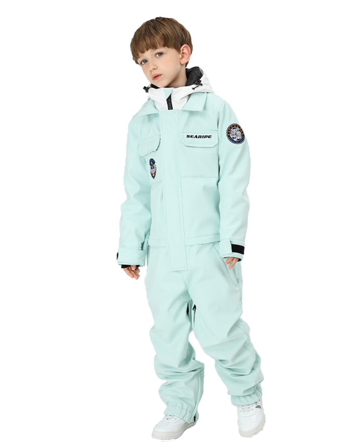 Kids Winter Snowsuits for Boys & Girls - Waterproof One-Piece Ski Suits, Warm Snowboarding Jumpsuits for Outdoor Snow Sports | Perfect for Skiing, Sledding & Winter Play