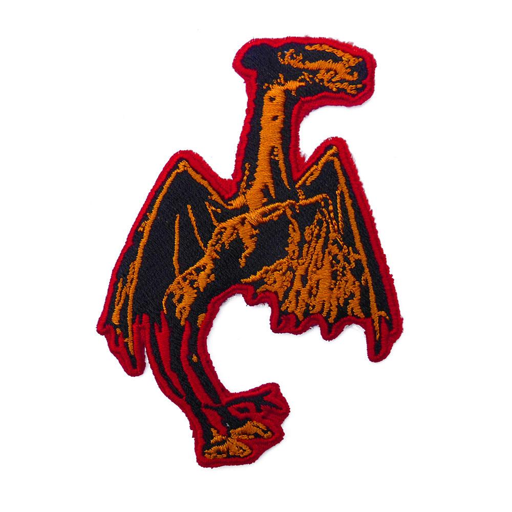Jersey Devil Embroidered Patch - Iron-On or Sew-On for Jackets, Hats, Bags - Unique Gothic Horror Design for DIY Crafts & Costumes
