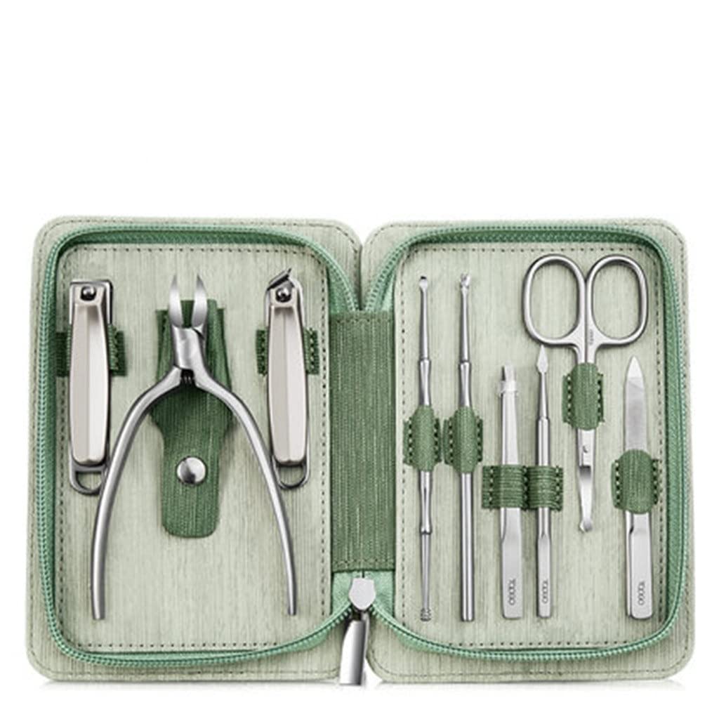 Premium Manicure & Pedicure Set - Nail Clippers, Cuticle Scissors, Nail File & Pliers - Professional Grooming Kit for Home & Travel (Silver) - Perfect for Personal Care, Salon Use & Gift Giving