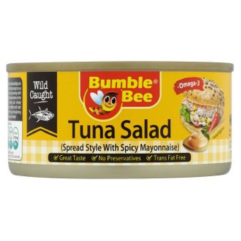 Bumble Bee Tuna Salad Spread with Spicy Mayonnaise - 175g (6.2oz) 9-Pack | Premium Canned Tuna for Sandwiches, Salads & Quick Meals | High Protein, Convenient Lunch & Snack Option