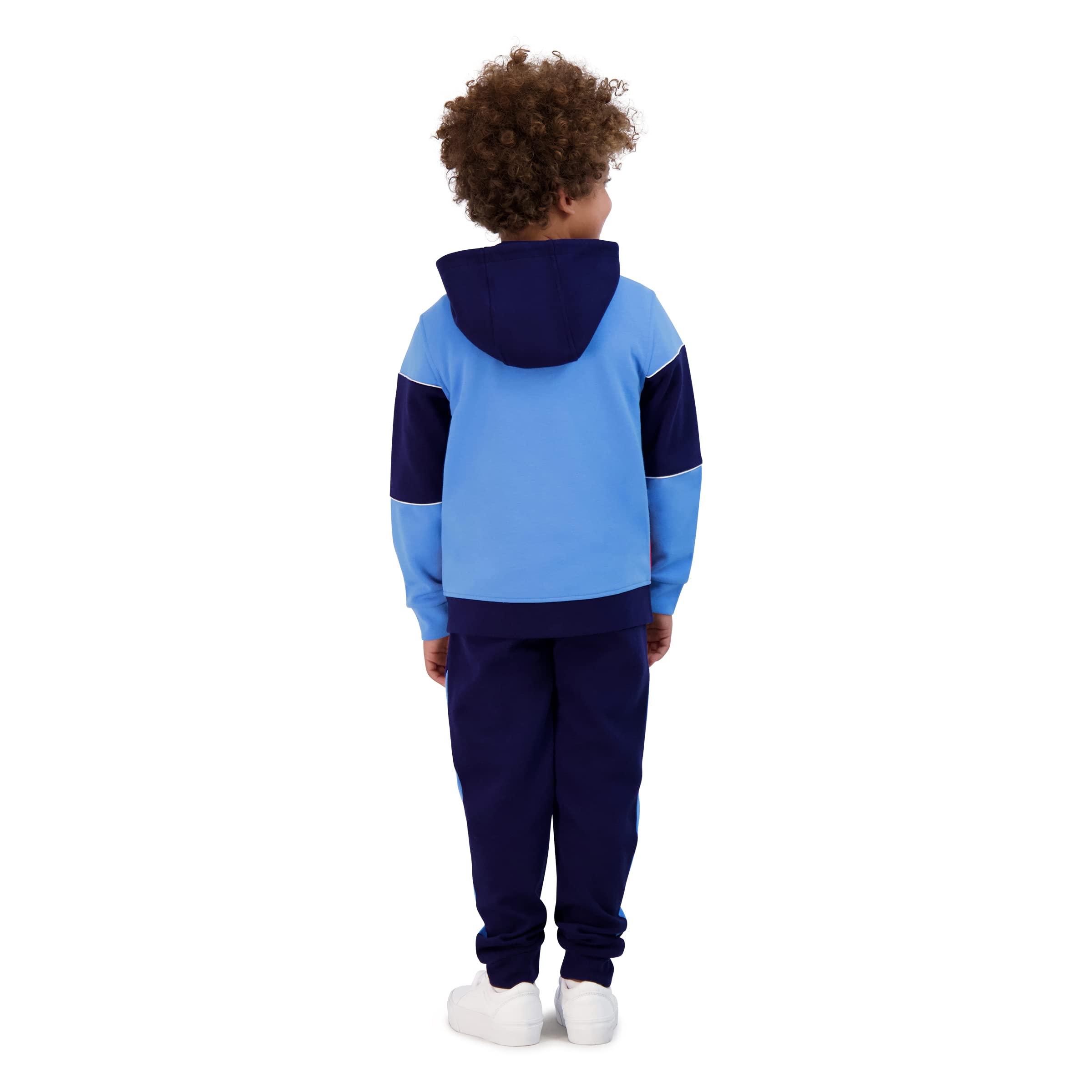 Nintendo Super Mario Boys Zip-Up Hoodie & Joggers 2-Pack Set - Mario Here We Go! Hooded Sweatshirt & Active Sweatpants for Kids - Perfect for Gaming, School & Outdoor Activities