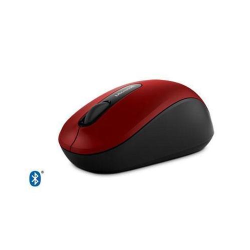 BT Mobile Mouse 3600 Dark Red - Wireless Bluetooth Mouse for Laptop, PC, Mac - Ergonomic Portable Computer Mouse for Office, Home, Travel & Gaming