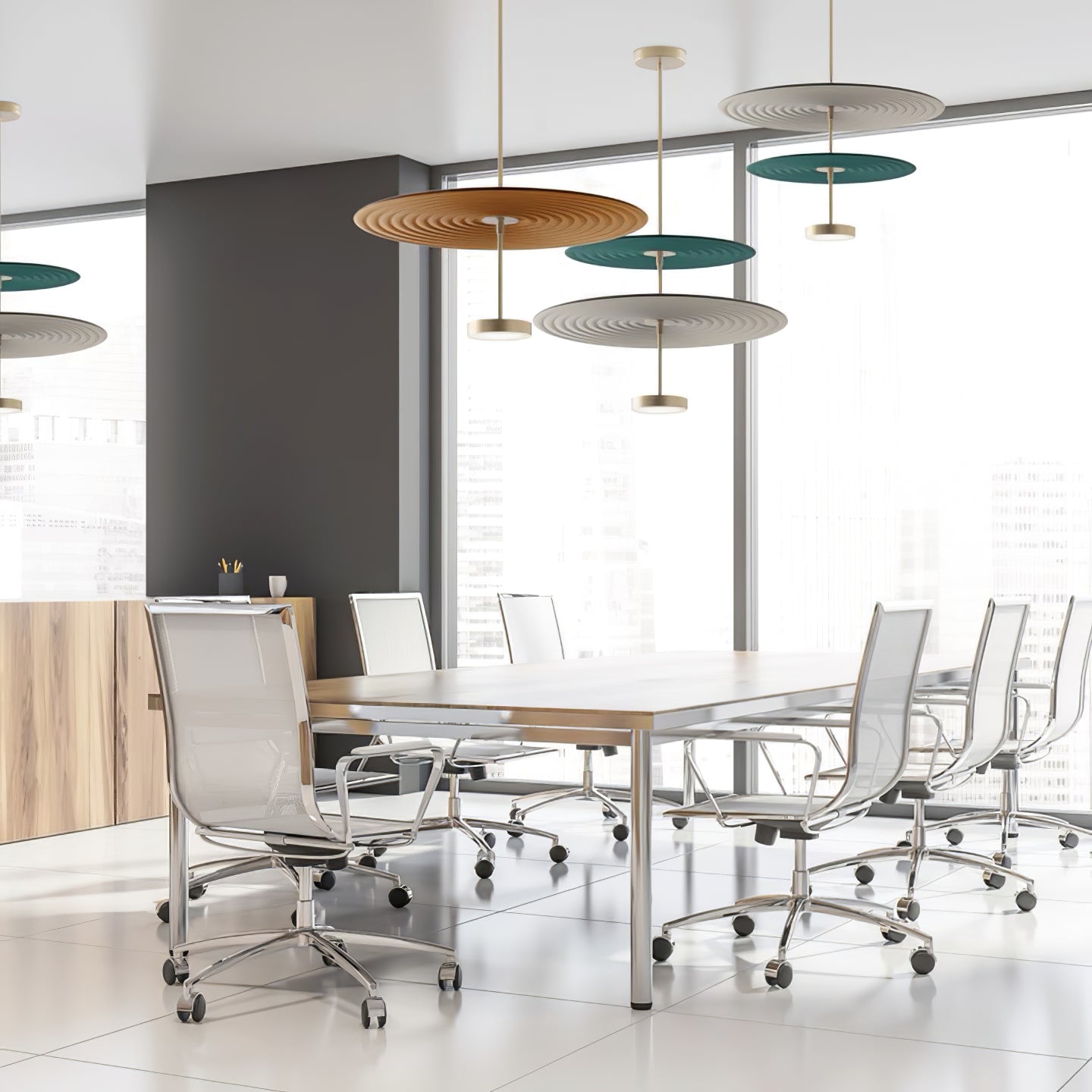 Modern Feel Pendant Lamp - Stylish Hanging Light Fixture for Living Room, Bedroom & Dining Room - Perfect for Home Decor and Ambient Lighting