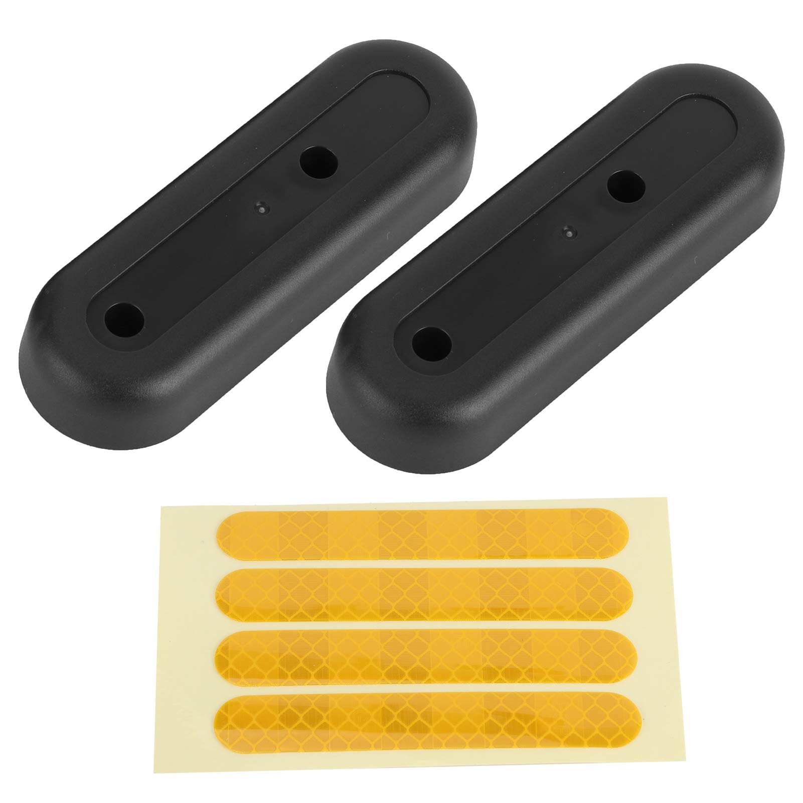 2 Pack Rear Fork Decorative Covers with Reflective Stickers - Compatible with Ninebot MAX G30 Electric Scooter - Enhance Safety & Style for Night Riding & Urban Commuting
