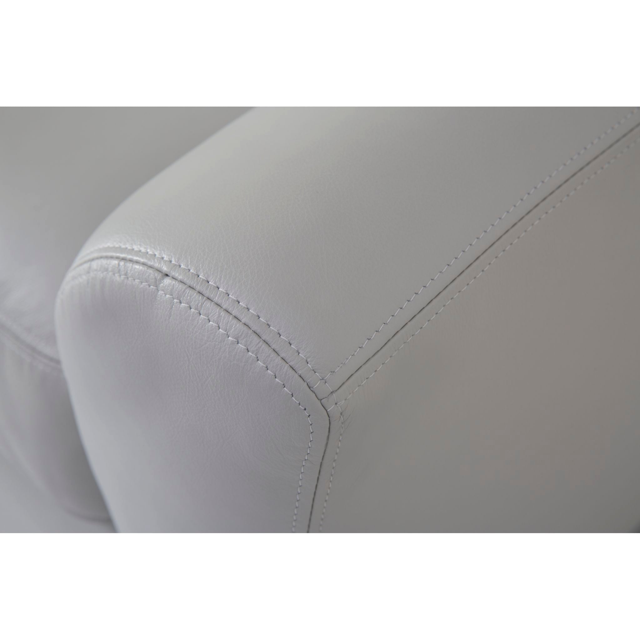 Alessandra Sofa - Modern Campania Dove Fabric Sectional Couch for Living Room, Lounge & Family Room Comfort