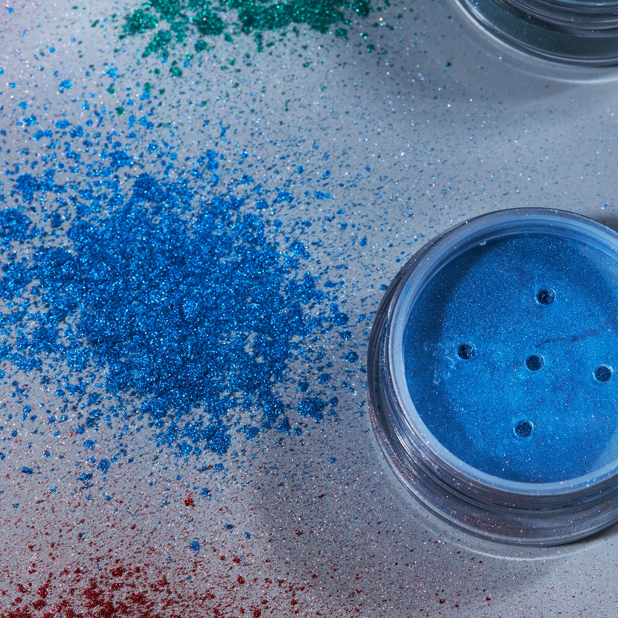 Matte Metallic Pigment Loose Face Powder - Cosmic Moon Pearlescent Makeup Powder | Eye Shadow & Highlighter for Face, Eyes & Body | Vegan Cruelty-Free Mineral Makeup | Perfect for Festival, Rave & Night Out Looks (Box Set)
