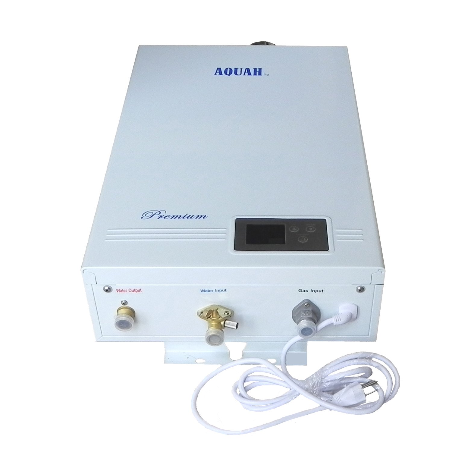 AQUAH Premium Direct Vent Tankless Water Heater 3.7 GPM - Natural Gas Indoor/Outdoor Use for Homes, RV, Camping & Off-Grid Living