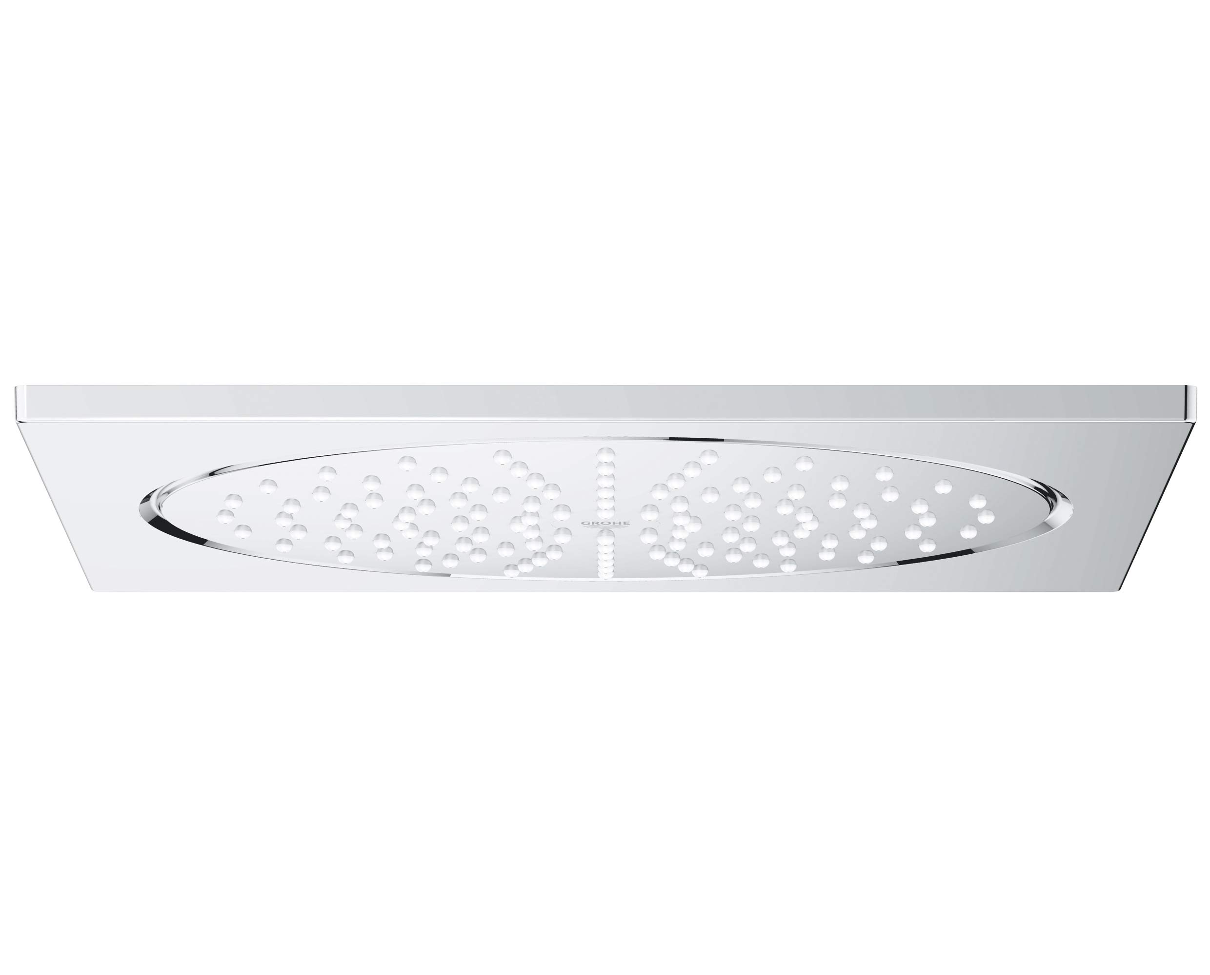 GROHE 27816001 10 Inch Ceiling Rain Shower Head - Starlight Chrome Finish for Luxurious Spa-Like Bathroom Experience