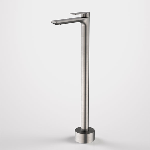 Caroma Urbane II Freestanding Bath Filler Faucet in Gunmetal Finish - Modern Freestanding Bathtub Faucet for Luxury Bathroom Decor & Spa Experience