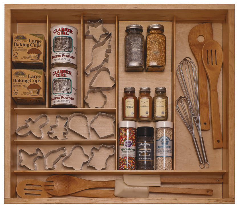 Hafele Fineline Small Cutlery Tray - Silverware Organizer for Kitchen Drawer - Perfect for Utensils, Knives, Spoons & Forks Storage