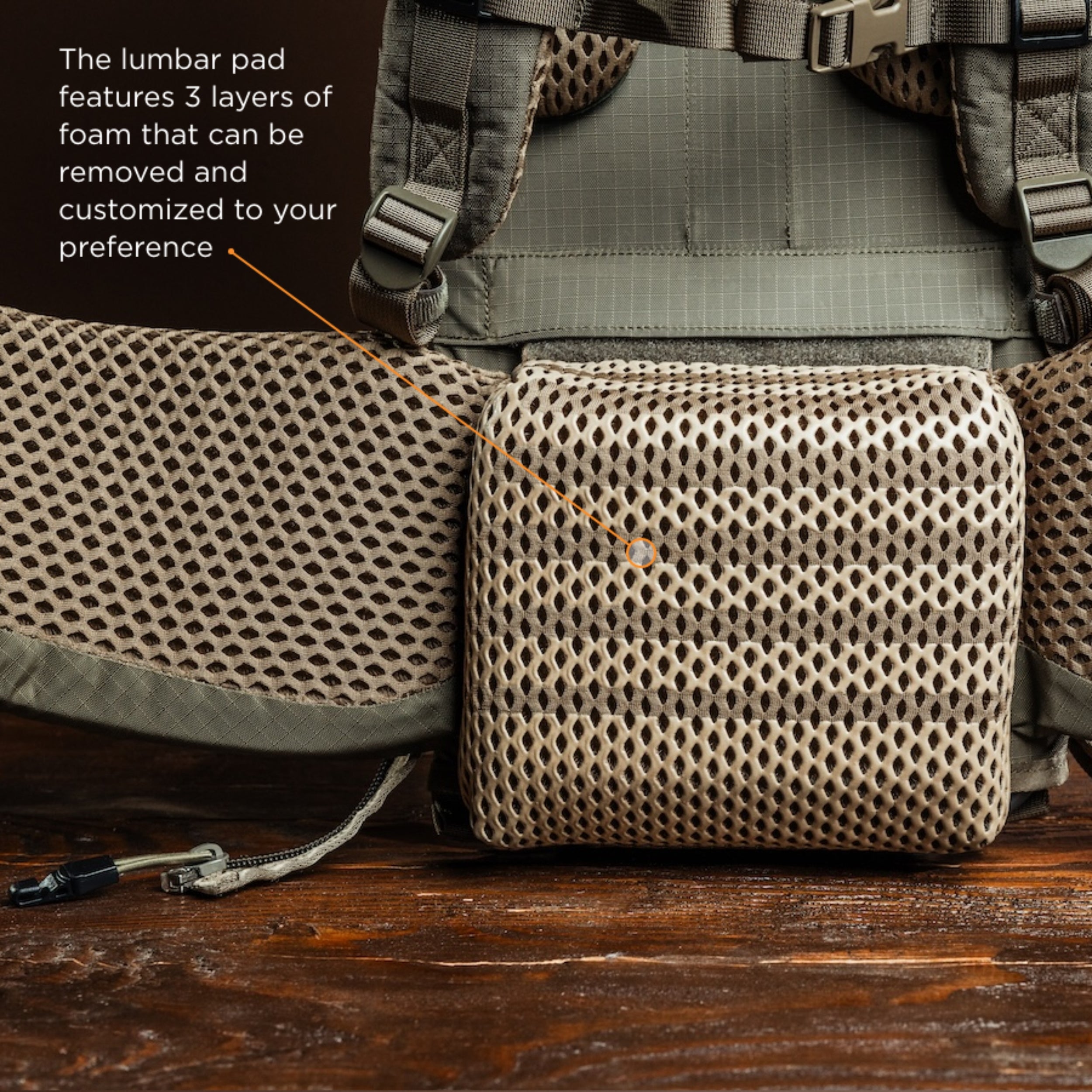 Eberlestock ModFrame Backpack - Lightweight Tactical Pack with Adjustable Hip Belt & Height - Perfect for Hiking, Hunting & Outdoor Adventures