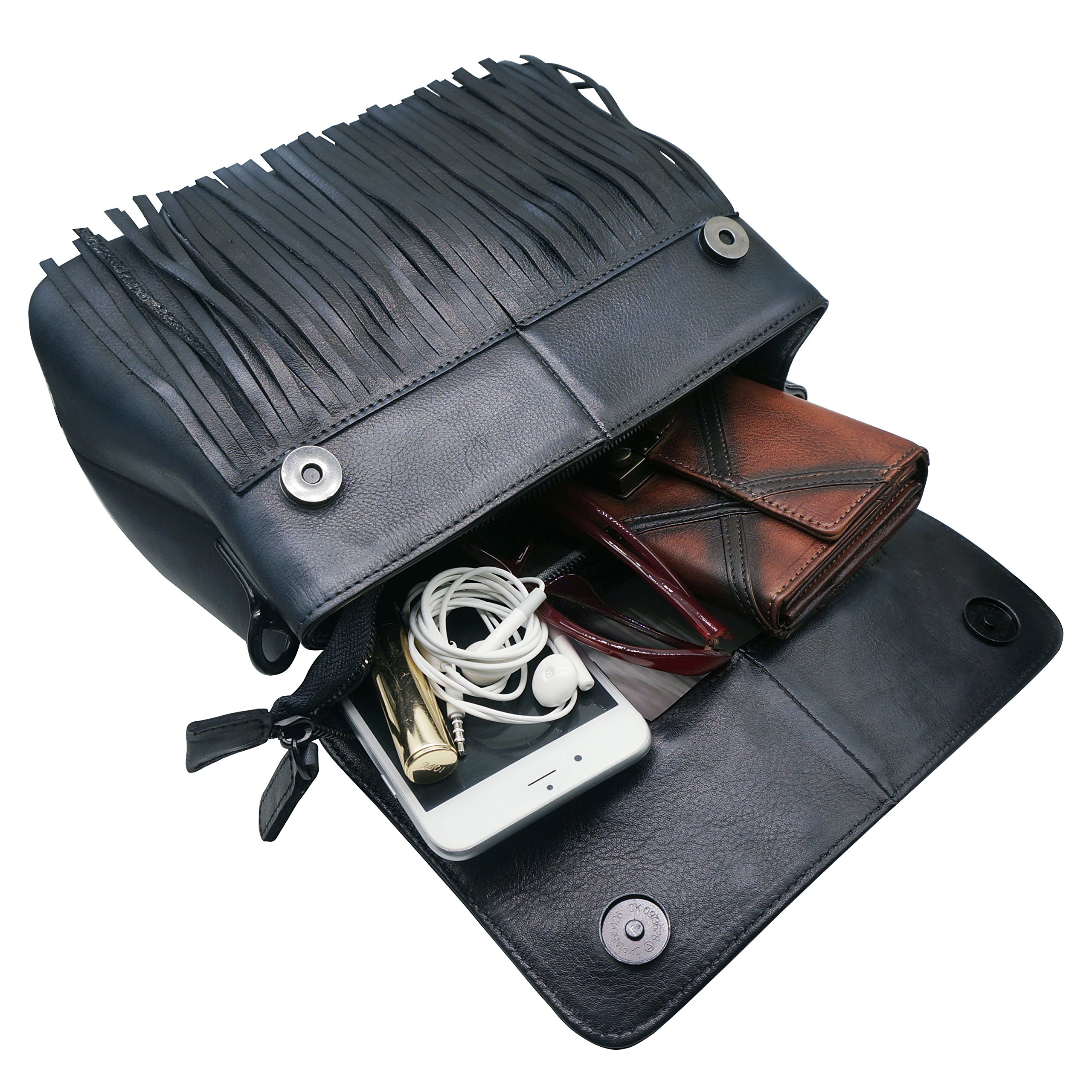 Women's Leather Satchel Crossbody Bag - Stylish Tote & Purse for Ladies - Perfect for Work, Travel & Everyday Use