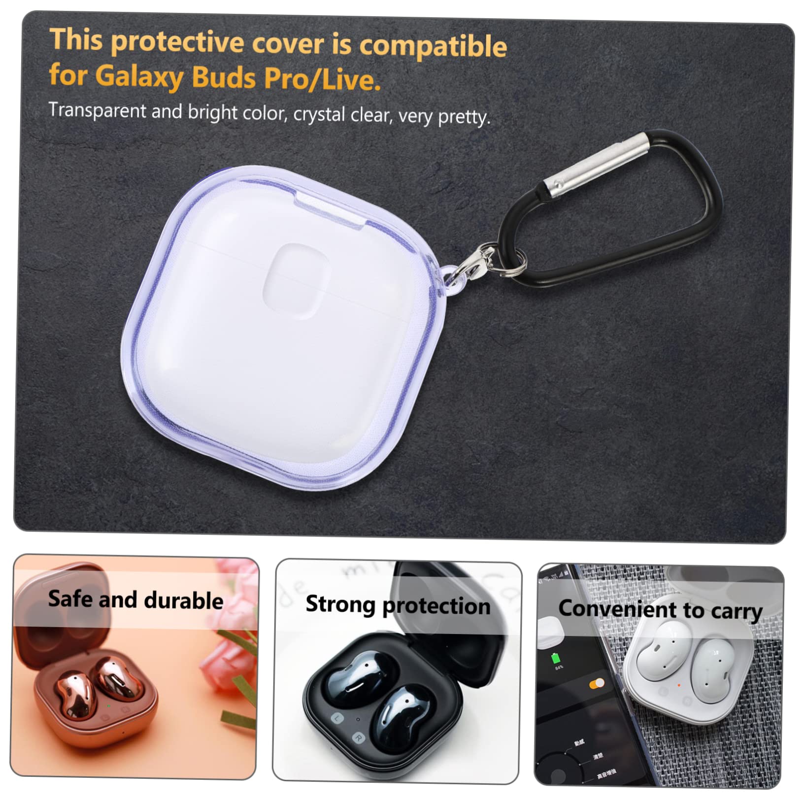 Homoyoyo Pro2 Soft Shell Earphone Case - Portable Headphone Cover for Travel, Workout & Daily Use