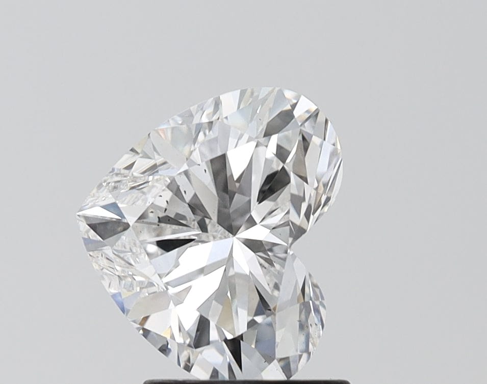 2 Carat F VS2 Heart Cut Lab Grown Diamond - Premium Engagement Ring Center Stone for Proposals & Anniversaries