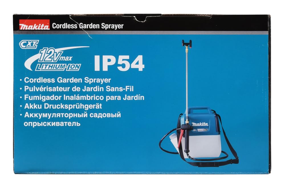 Makita US053DZ 12V Max CXT Cordless Lithium-Ion 5 Liter Garden Sprayer (Battery & Charger Sold Separately) - Ideal for Lawn Care, Pest Control & Outdoor Cleaning