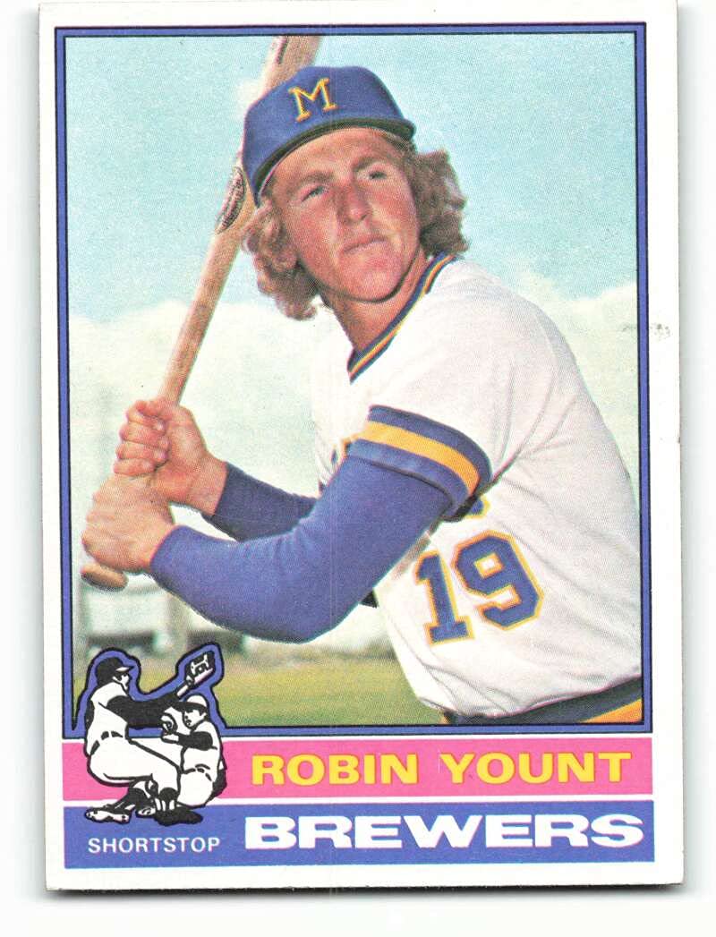 1976 Topps #316 Robin Yount EX Excellent Milwaukee Brewers Baseball Card - MLB Collectible for Sports Memorabilia & Vintage Trading Card Enthusiasts