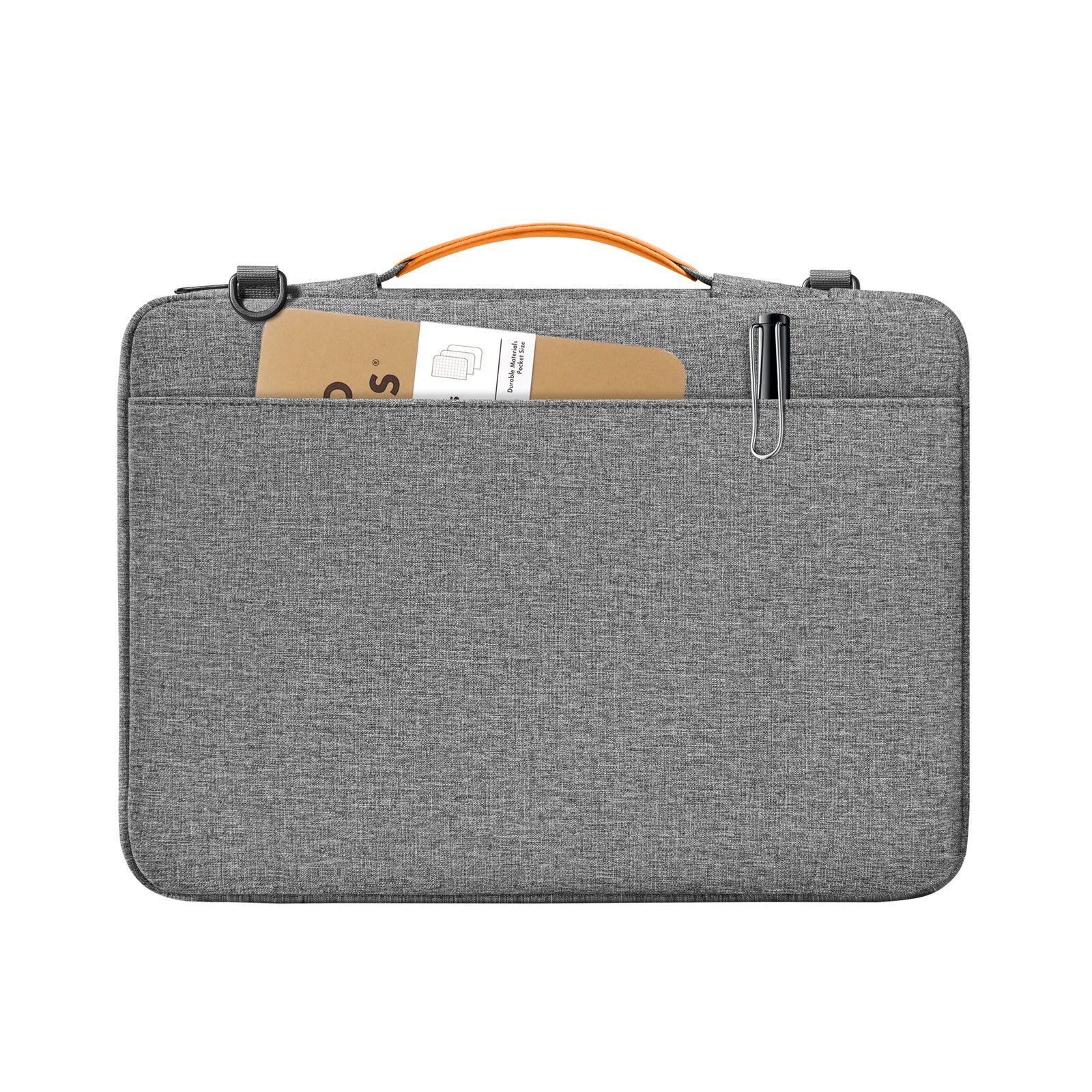 Defender A40 Laptop Shoulder Bag for 16 inch MacBook Pro - Waterproof & Shockproof Business Laptop Case with USB Charging Port - Perfect for Work, Travel & College
