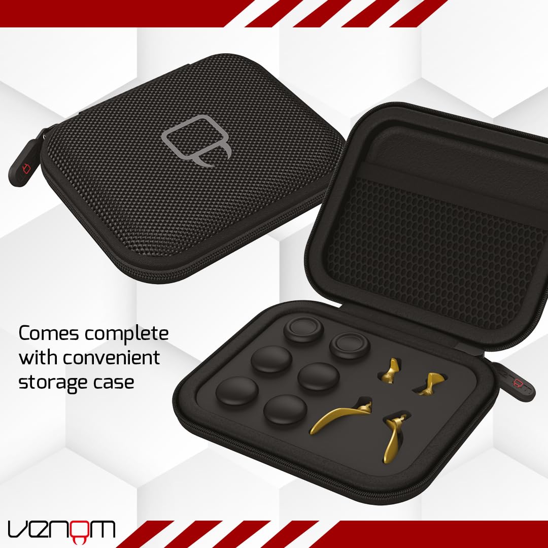 Venom Edge Controller Customization Kit for PS5 - Enhanced Grip & Precision for Competitive Gaming & Long Play Sessions