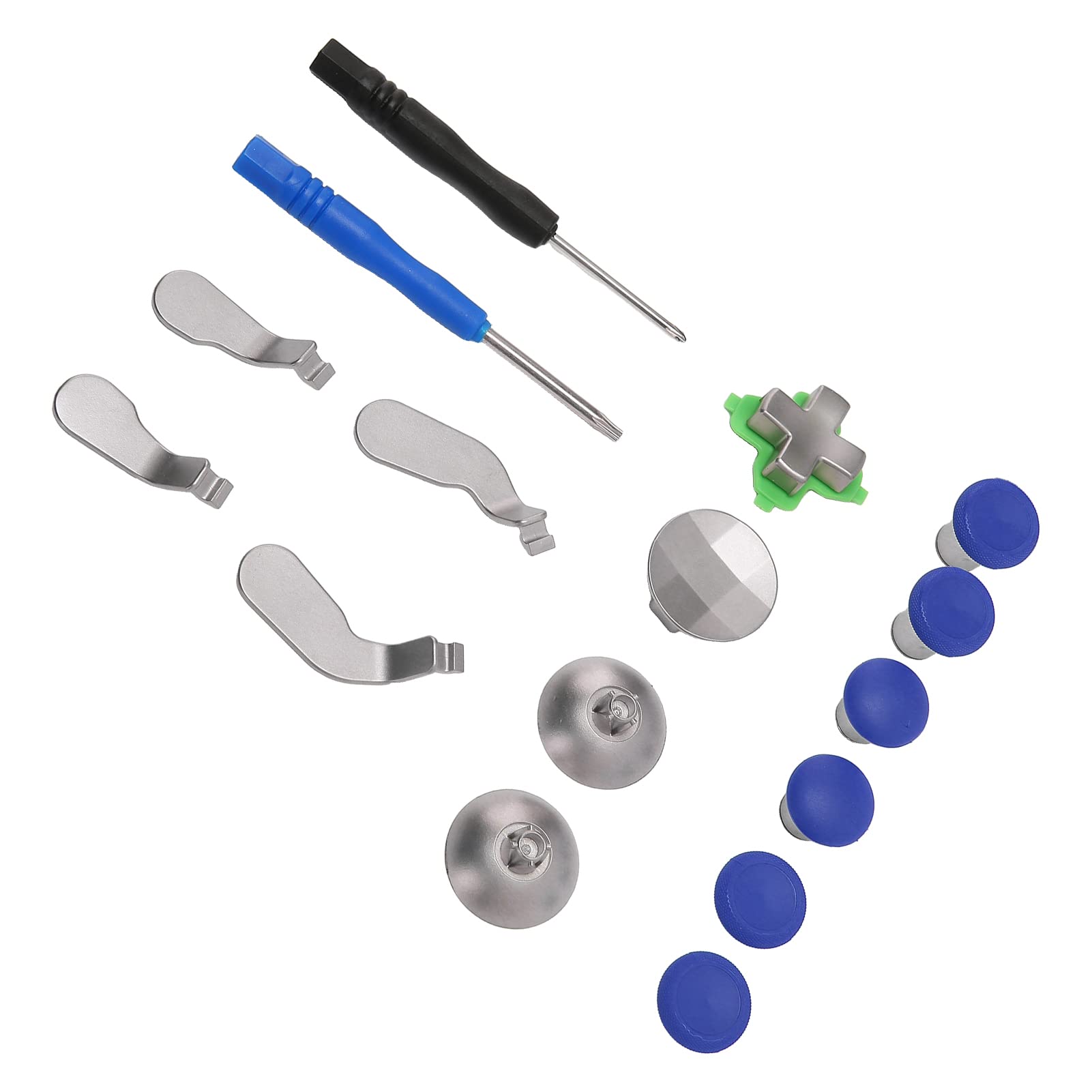 Metal Key Paddle Set for Gaming Controller - Blue | Reduce Fatigue for Long Gaming Sessions