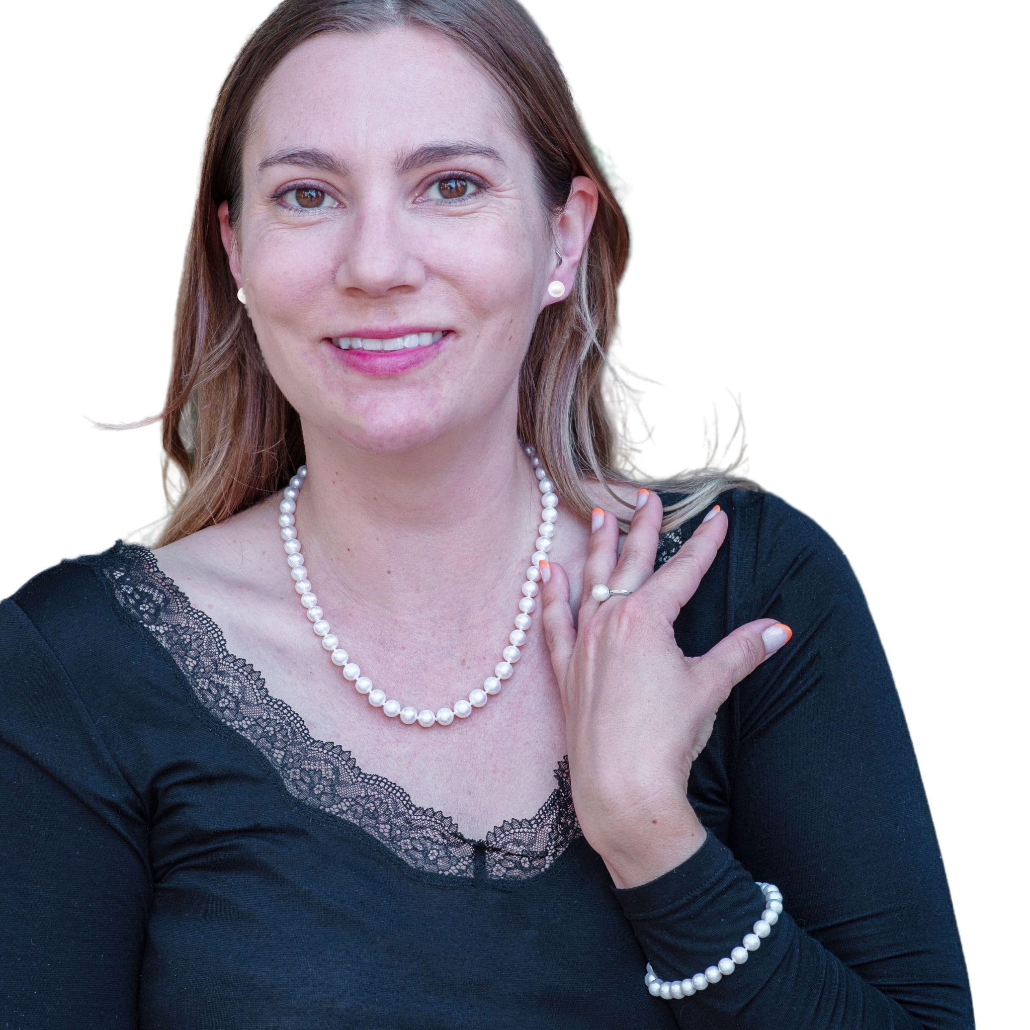 Freshwater Pearl Jewelry Set for Women - Wedding & Party