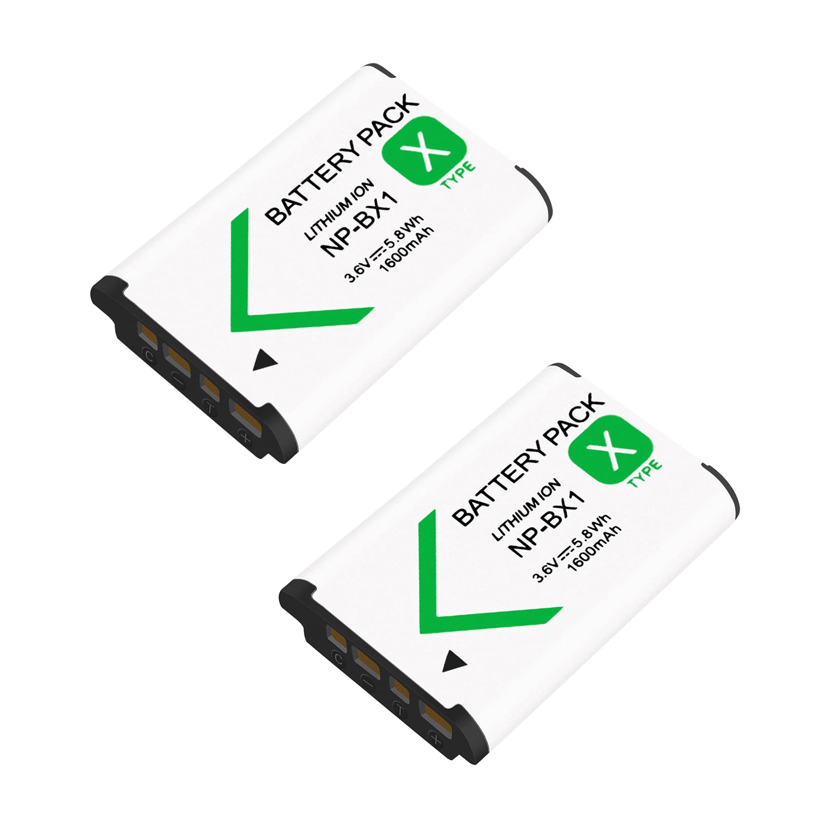 NP-BX1 Battery and Dual Charger Kit - 2 Pack Replacement Batteries with Intelligent Charger for Sony DSC-RX100 III, HDR-CX405, HDR-CX440, HDR-AS20 Cameras - Perfect for Travel, Vlogging & Extended Photography Sessions