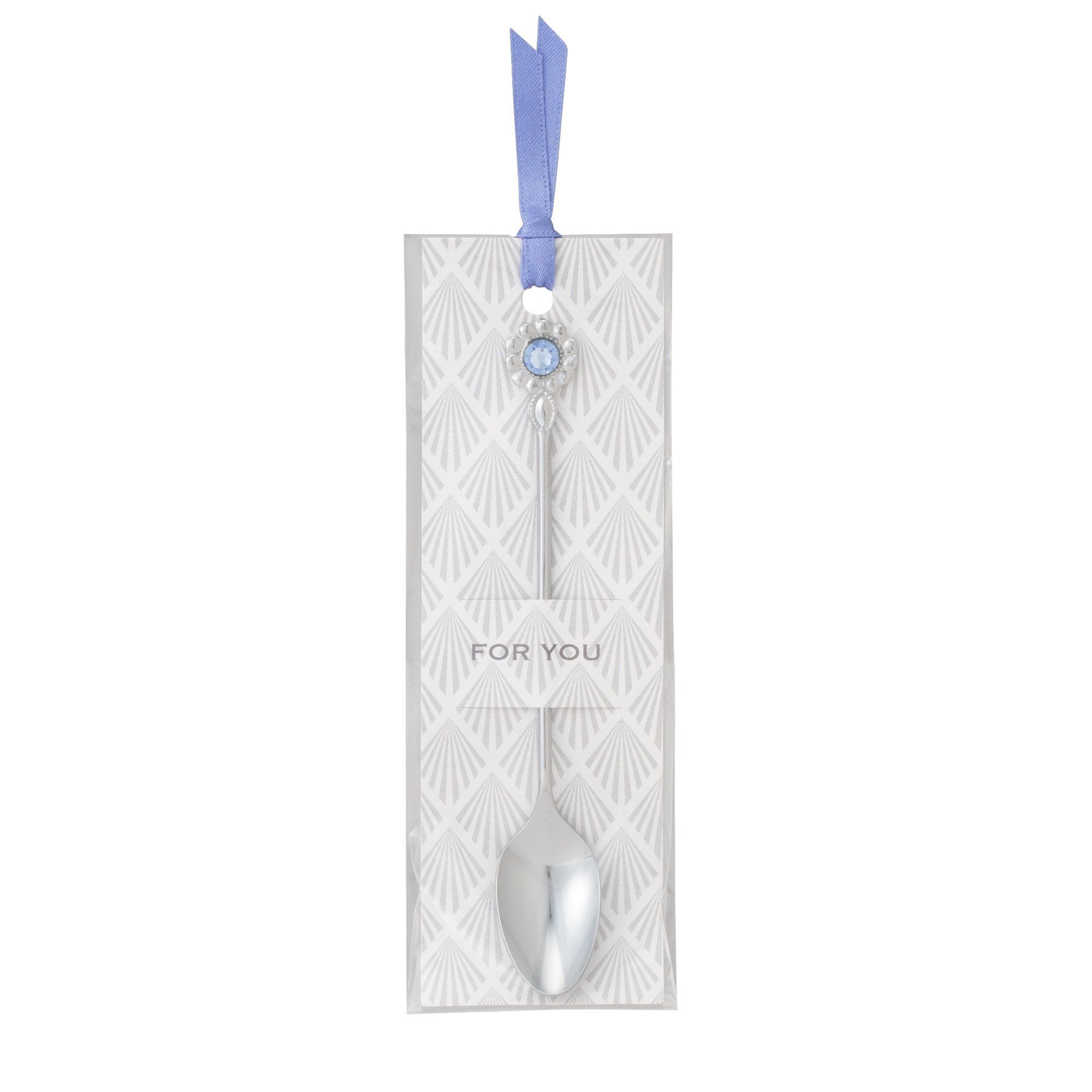 Premium Lumiere Blue Teaspoon Set - Elegant Stainless Steel Tea Spoons for Coffee, Dessert, and Tea Time - Perfect for Home, Restaurant, and Gift Giving