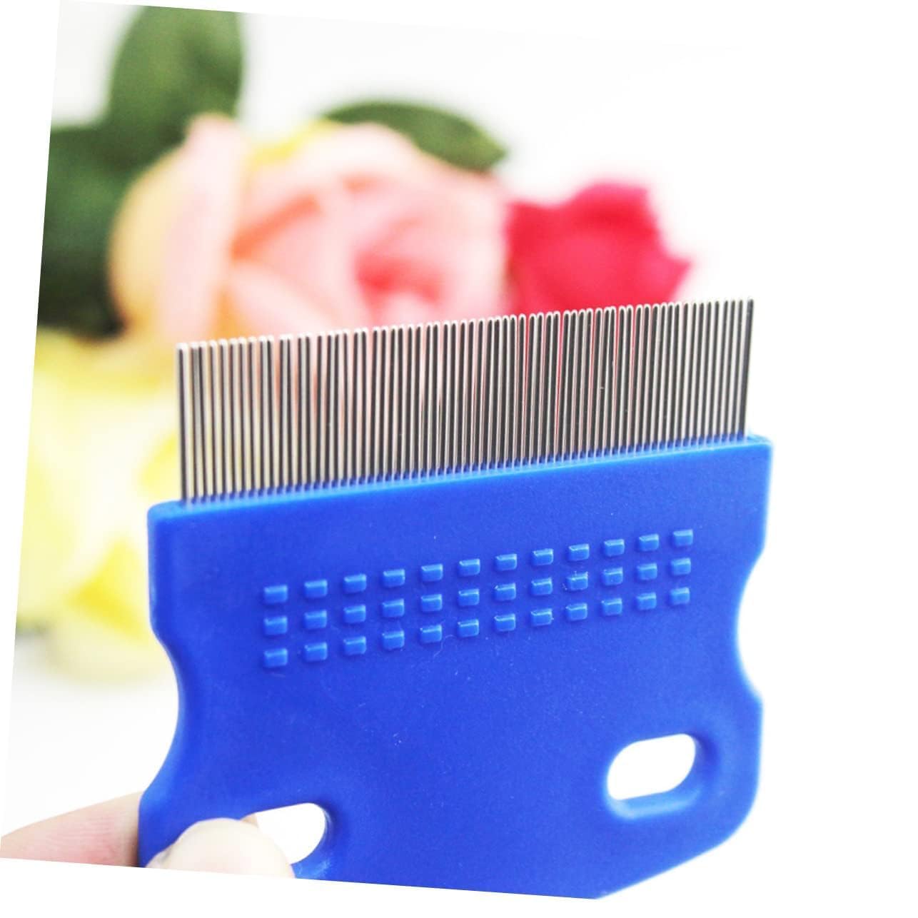 Professional Stainless Steel Head Lice Comb for Women & Kids - Effective Lice and Nit Removal Treatment - Anti Lice Comb for Hair Care - Perfect for Home, School & Travel Use (Pack of 1)